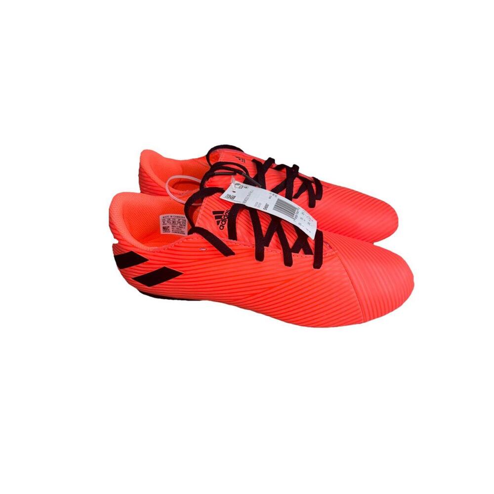 Adidas Nemeziz 19.4 FxG J Youth Size 6Y Orange Black Futbol Soccer Cleats EH0507 - Picture 3 of 5